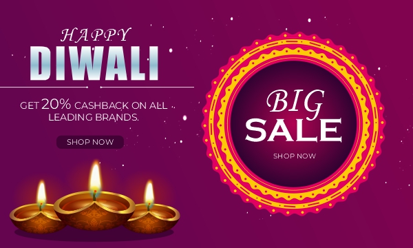 Happy diwali Big Sale 20% Discount Creative Vector Design For Free In CDR file