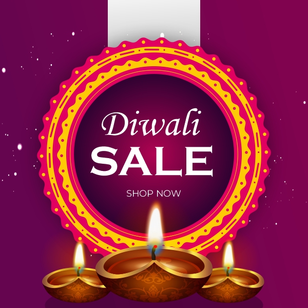 Happy diwali Big Sale Creative Vector Design For Free In CDR file