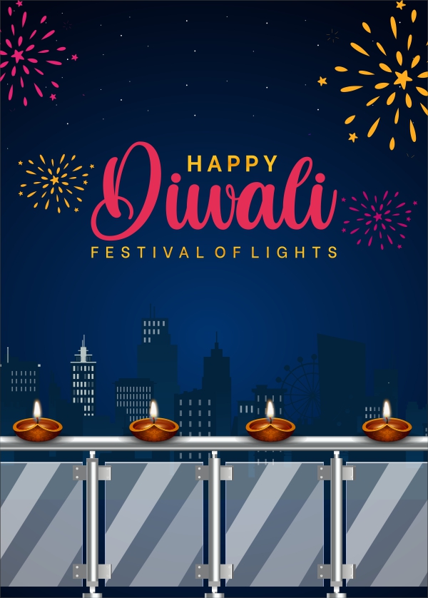 Happy Diwali Free Social Media Creative Design Free CDR Download now