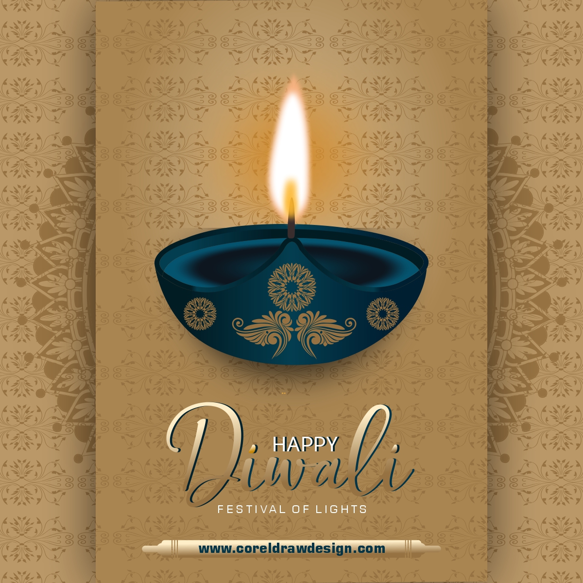 Download Happy diwali religious festival greeting background ...