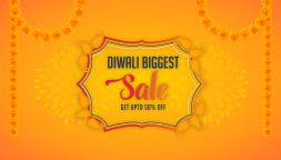 Happy Diwali sale poster design download for free