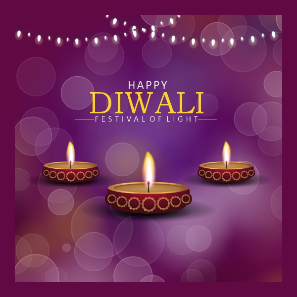 Happy diwali Vector Creative Design For Free In CDR file