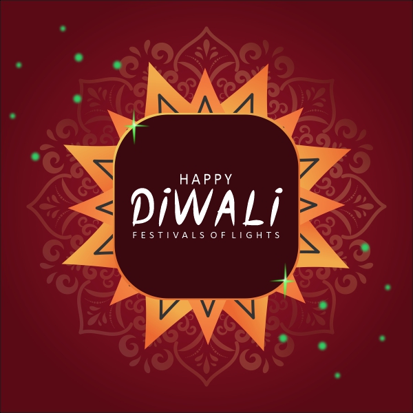 Happy diwali Vector Creative Design For Free In CDR file