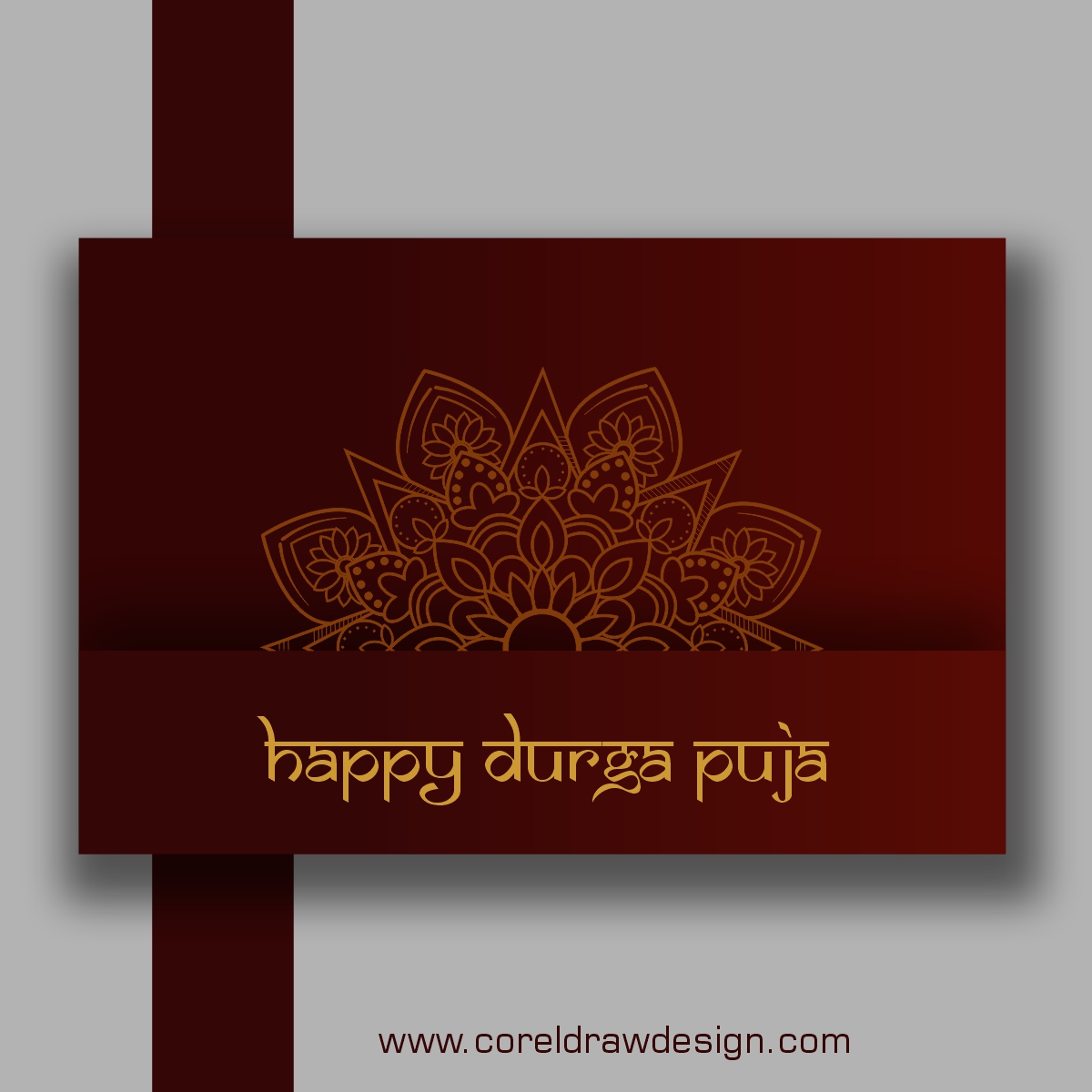 Download Happy Durga Pooja Celebration Greeting Card Background | CorelDraw  Design (Download Free CDR, Vector, Stock Images, Tutorials, Tips & Tricks)
