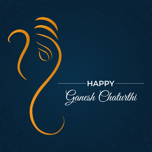 Happy Ganesh Chaturthi 2024 Greeting Wishing Banner Flyer Vector Design Download For Free