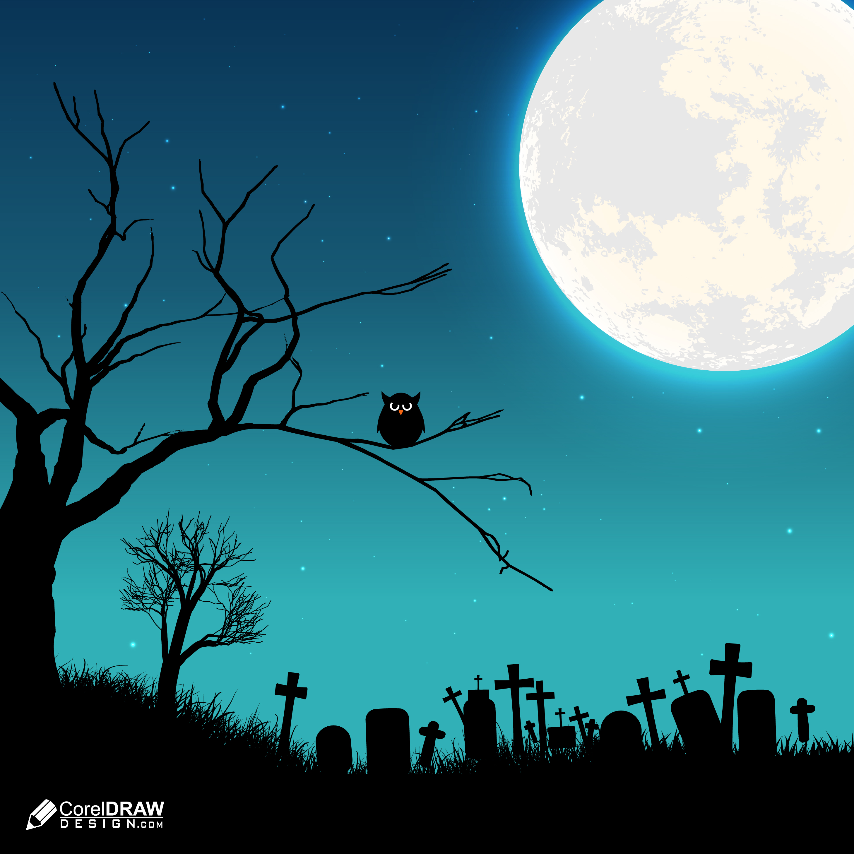 Happy Halloween Dark Scary Background