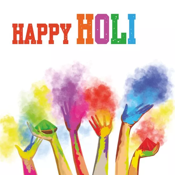 Happy Holi Celebration Vector Image