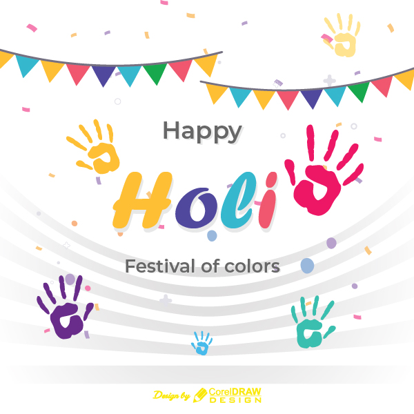 Happy Holi Festival Of Colors AI & EPS File Trending Vector Art 2021 Free Download
