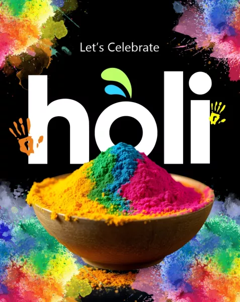 Happy Holi Trending CDR Free Vector Template Design Download Now