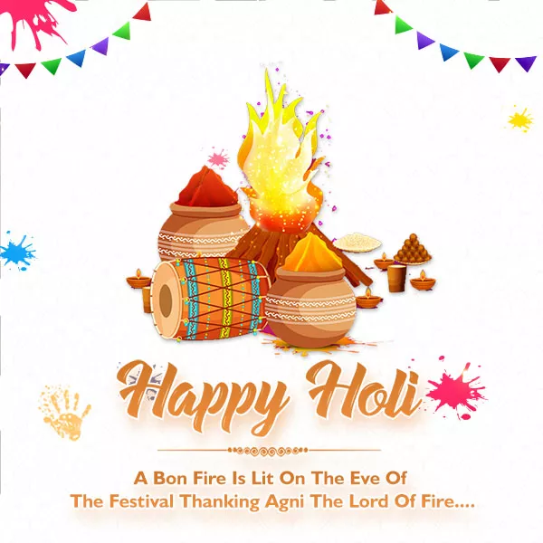 Happy Holika Dahan Free Psd File