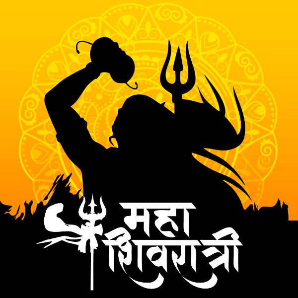 happy maha Shivratri, a Hindu festival celebrated of lord shiva