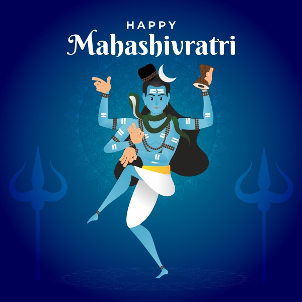 Happy MahaShivratri 2025 Social Media Post Vector illustration Download For Free