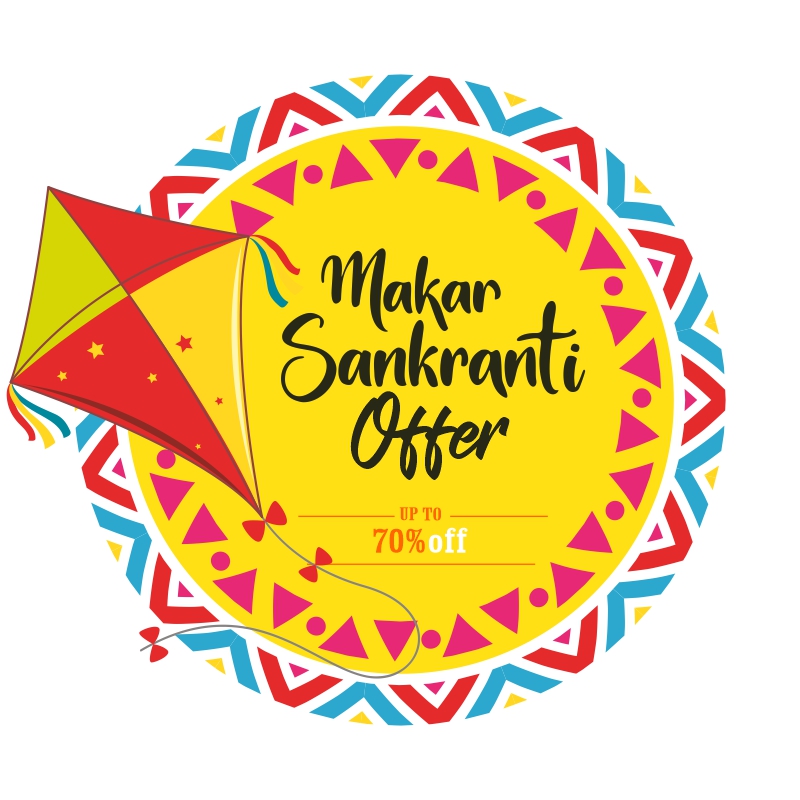 Happy Sankranthi Wishes with Colorful Kites and Confetti