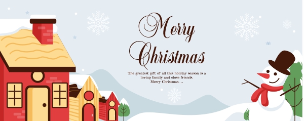 Happy Merry Christmas Abstract Vector illustration Design Download For Free With CDR File