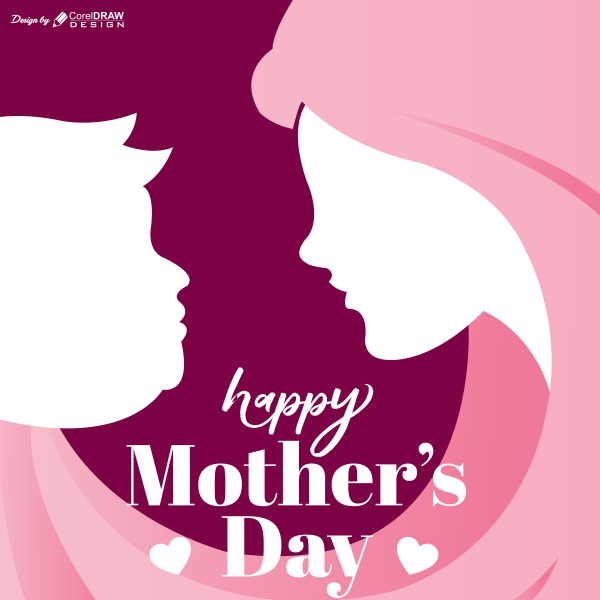 Happy Mothers Day Beautiful Vector Design Download For Free With Cdr And Eps File