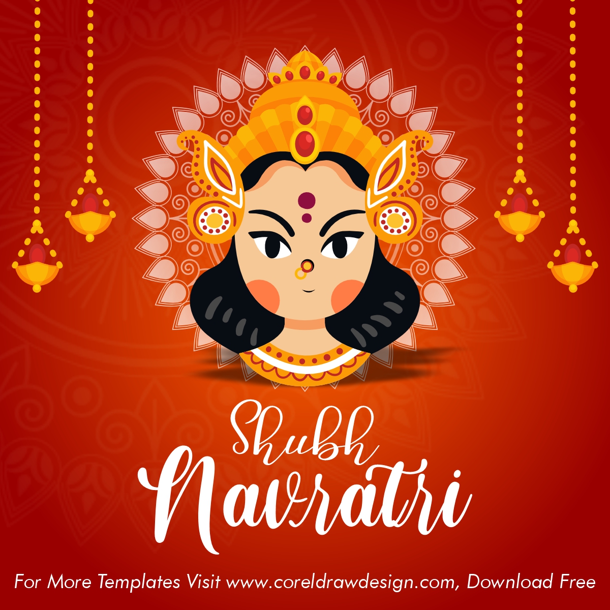 Download Happy Navratri Greeting Download From CorelDrawdesign ...