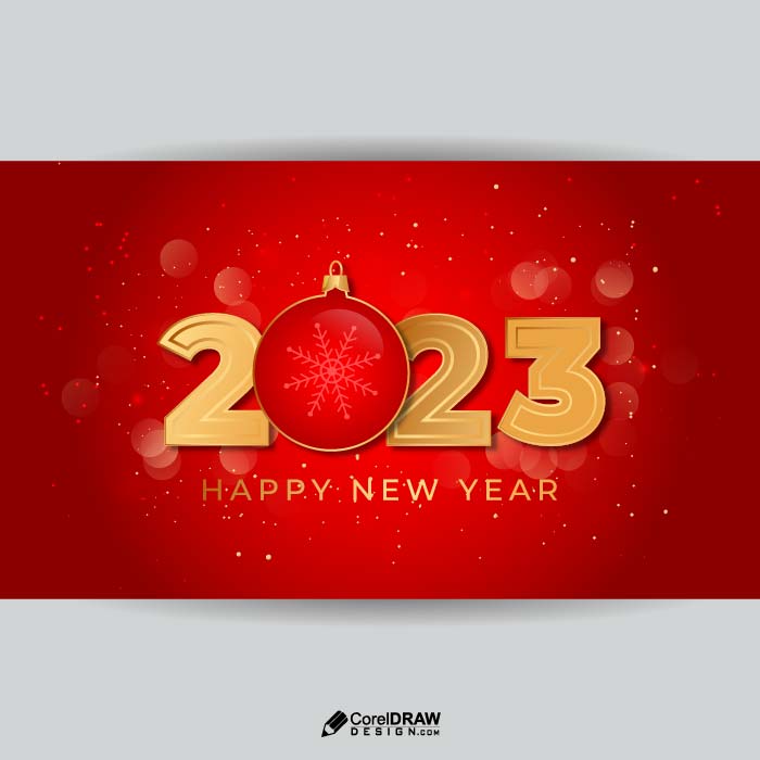 Merry christmas and happy new year 2023 greeting Vector Image