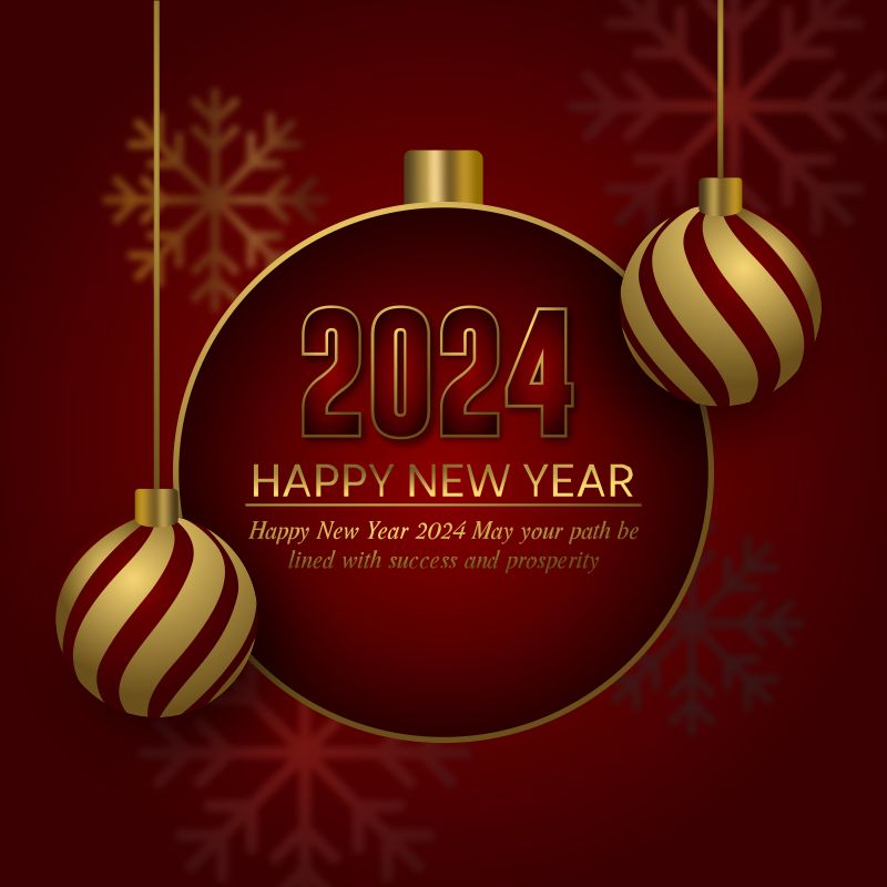 happy new year celebration banner template design cdr