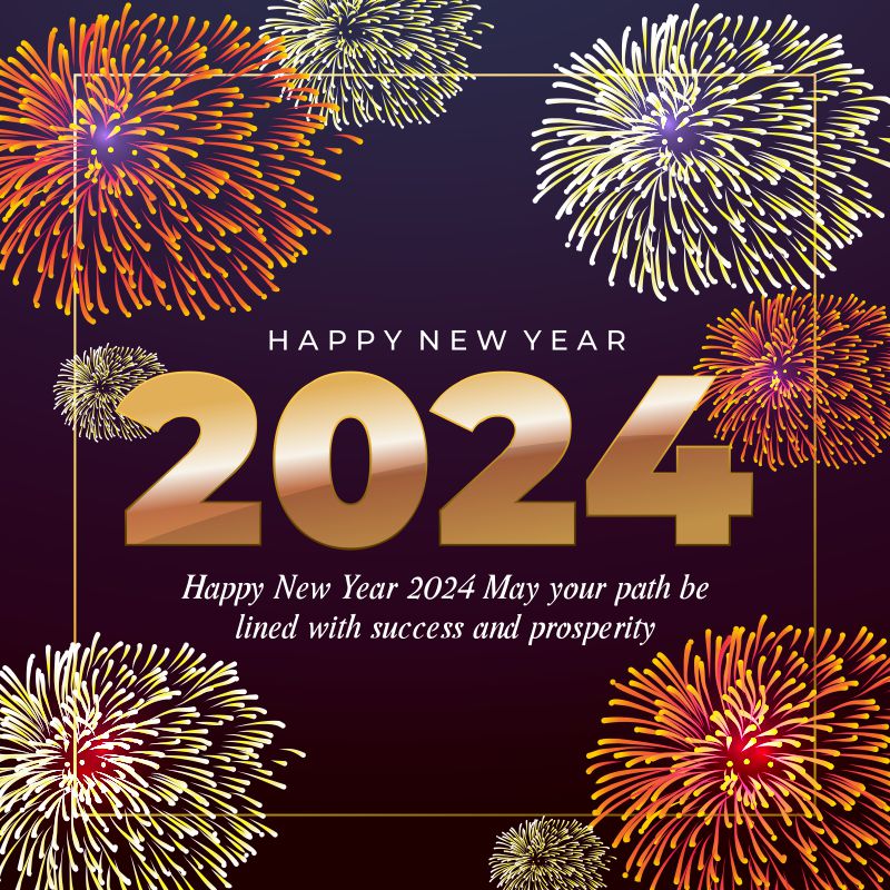 happy new year fireworks design vector cdr