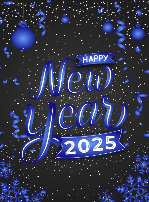 Happy new year poster design CDR file download now for free