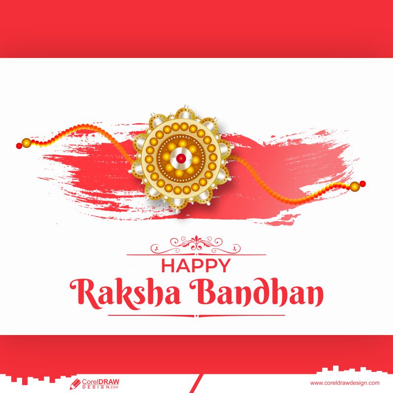 Happy Raksha Bandhan Traditional Template Design
