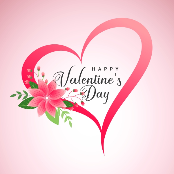 Happy Valentine's Day Social Media Post Design Vector Download For Free