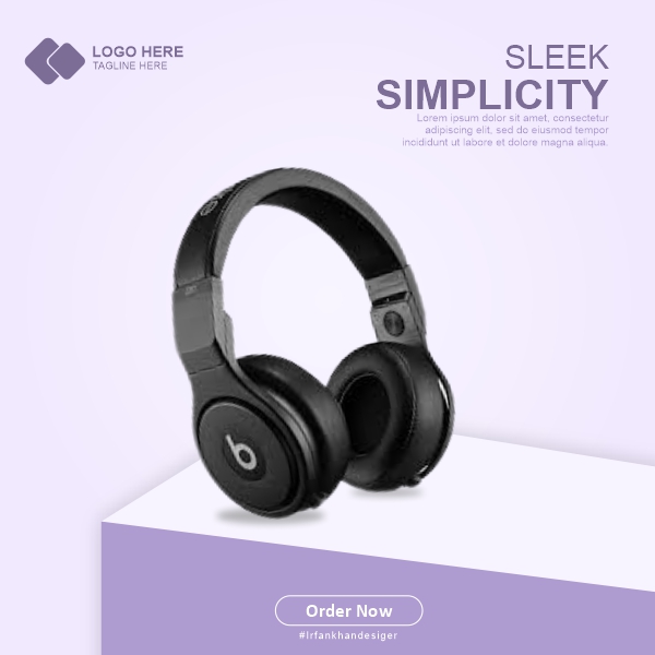 Headphone Banner & Vector Design Creativity Download For Free cdr