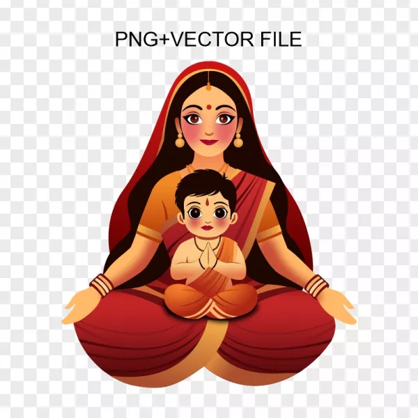 Holika and Prahlad Png and Vector Download For Free