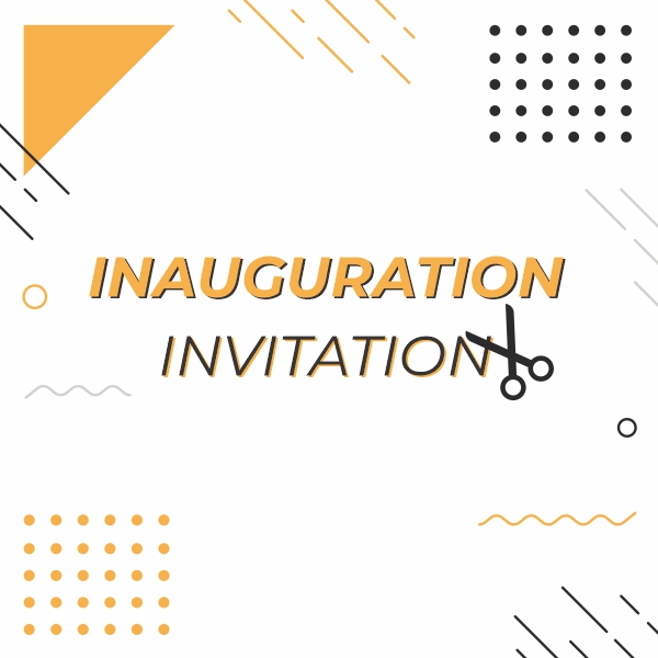 Inauguration Invitation Coreldraw 2021 Trending 2021 Free Template Download