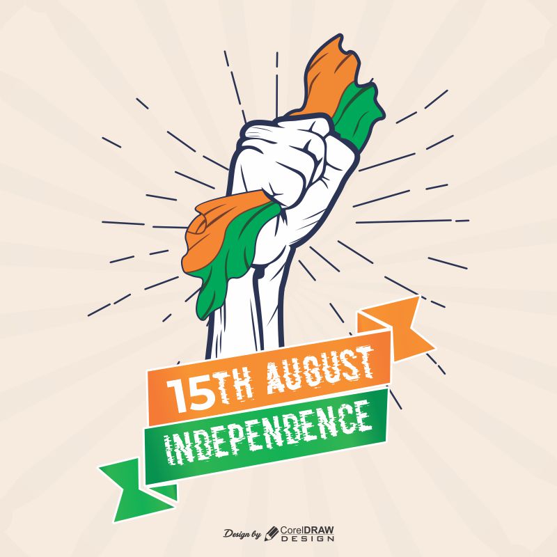 Independence Day Fist Tiranga Download From Coreldrawdesign