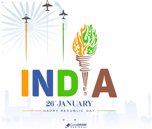 INDIAN republic day premium vector background