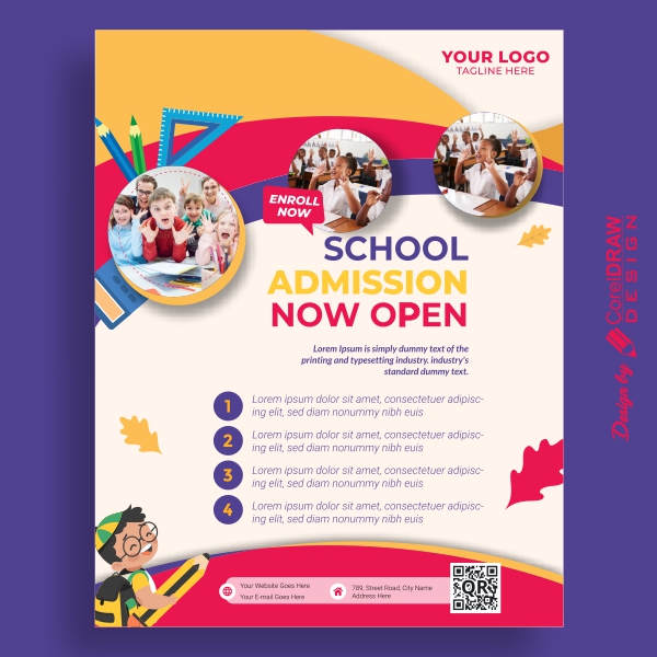 Download Indian School Admission 20232024 Opening Promotional Banner