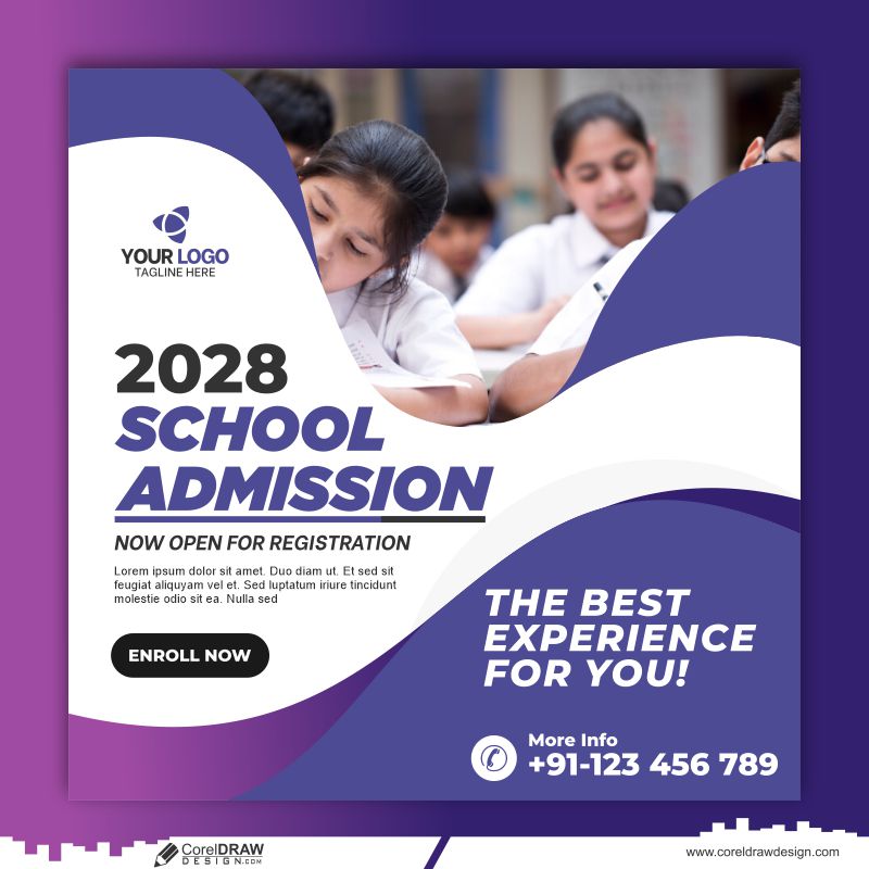 indian school banner with indian students download