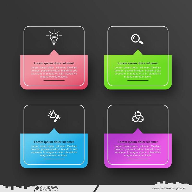 infographic Design Presentations Banner Vector Free CDR