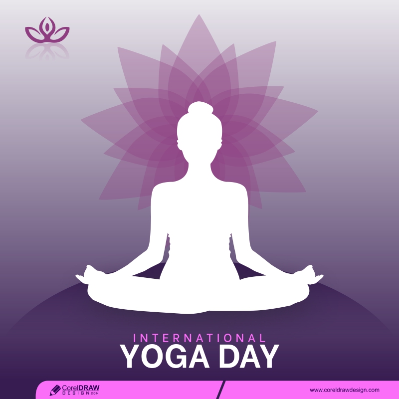 International Yoga Day Banner Free Vector  