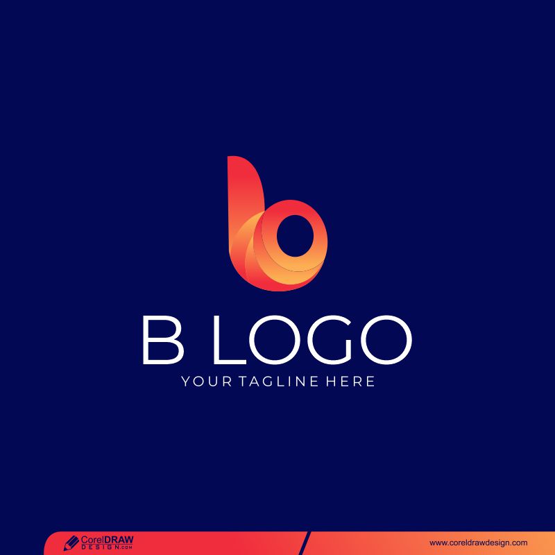 Letter B Logo Corporate Business Technology Free Vector