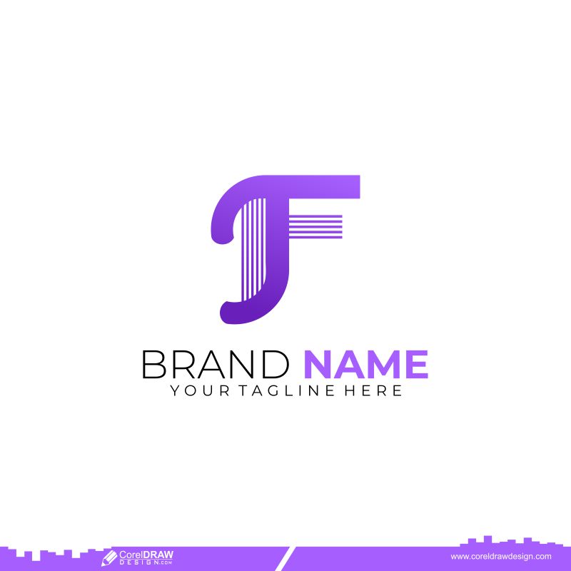 Luxury Branding F Logo Free Vector Design
