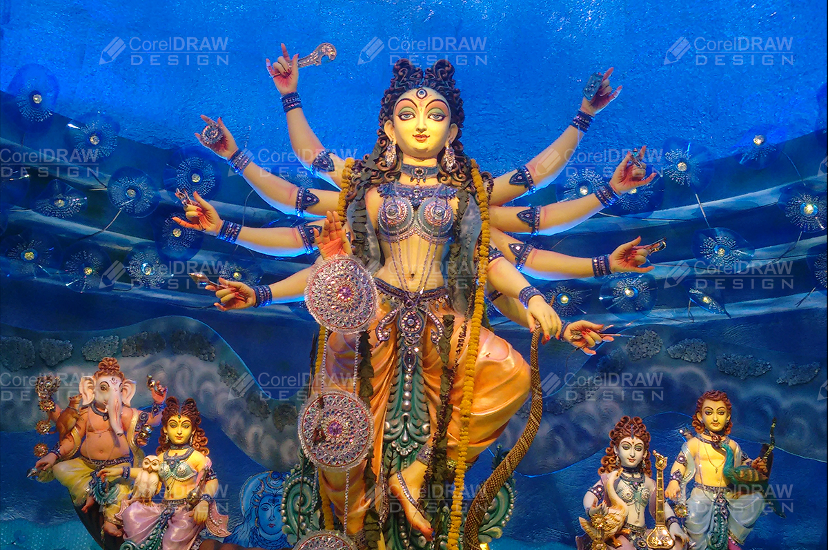 Download Maa Durga Photo- Royaltyfree Stock images | CorelDraw Design (Download  Free CDR, Vector, Stock Images, Tutorials, Tips & Tricks)