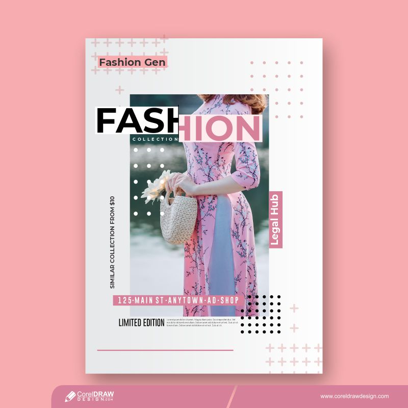 Magazine Cover Poster Download From Coreldrawdesign Free Template CDR Version