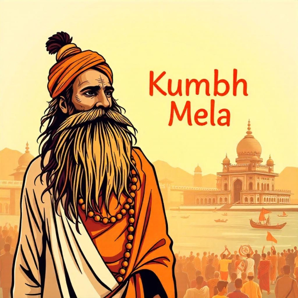 Maha Kumbh 2025 Vector Art Design HD Quality Download For Free