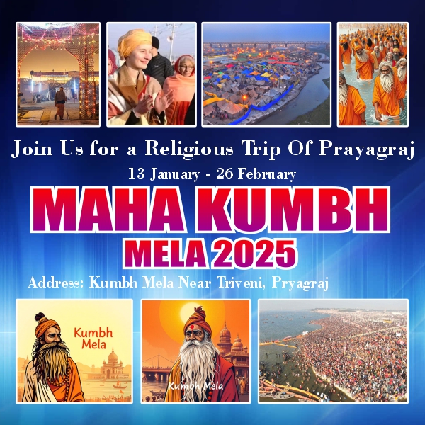 Maha Kumbh Mela Prayagraj Trip Banner and Flex CDR File Download For Free