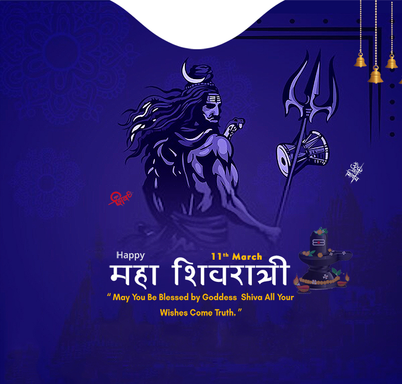 Maha Shivratri- Lord Shiva Banner Design, Free Psd