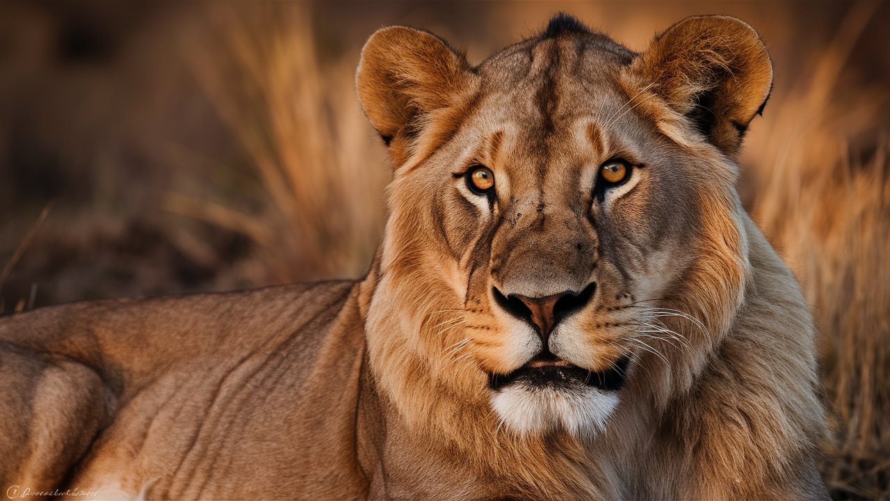 Majestic lion close up image hd