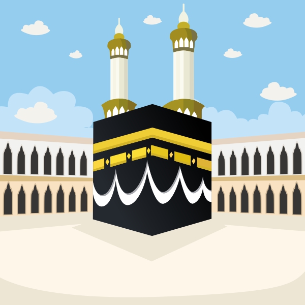 Makkah Madina Vector Banner Creative Design For Free In CDR file