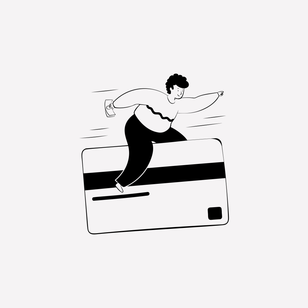 Man On Credit Card  Cdr Vector illustration Download For Free