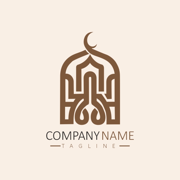 Masjid Logo  Vector Free CDR File