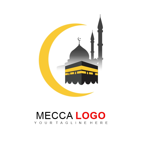 Mecca logo Vector Banner Creative Design For Free In CDR file