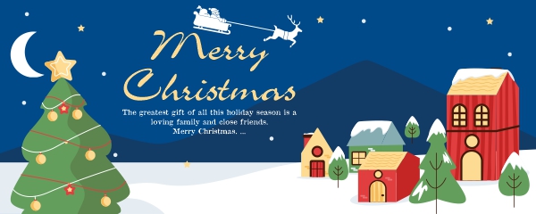 Merry Christmas 2024 Best Wishes Banner Vector Design Download For Free