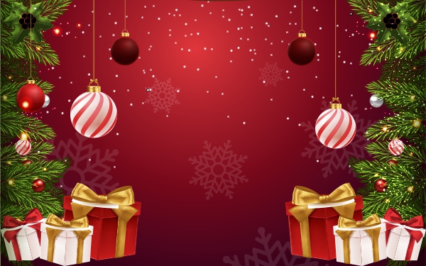 Merry Christmas 2025 Vector Background CDR Design Download For Free