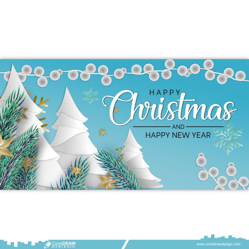 Download merry christmas new year greeting cards banner free background  vector | CorelDraw Design (Download Free CDR, Vector, Stock Images,  Tutorials, Tips & Tricks)